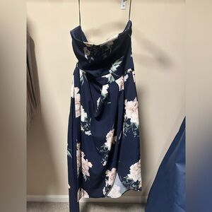 Showpo blue floral dress